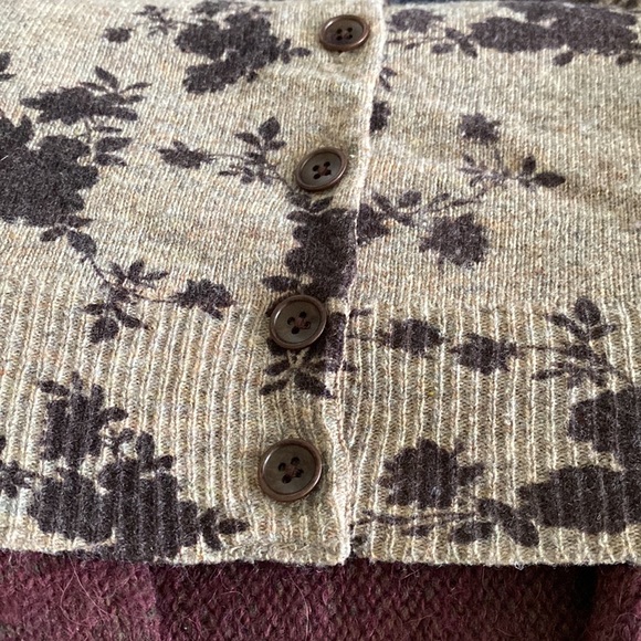 Anthropologie Sleeping On Snow Cozy Times Two sweater double layer gorgeous - Picture 7 of 16